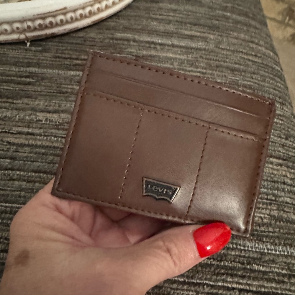 Levi’s wallet built in money clip